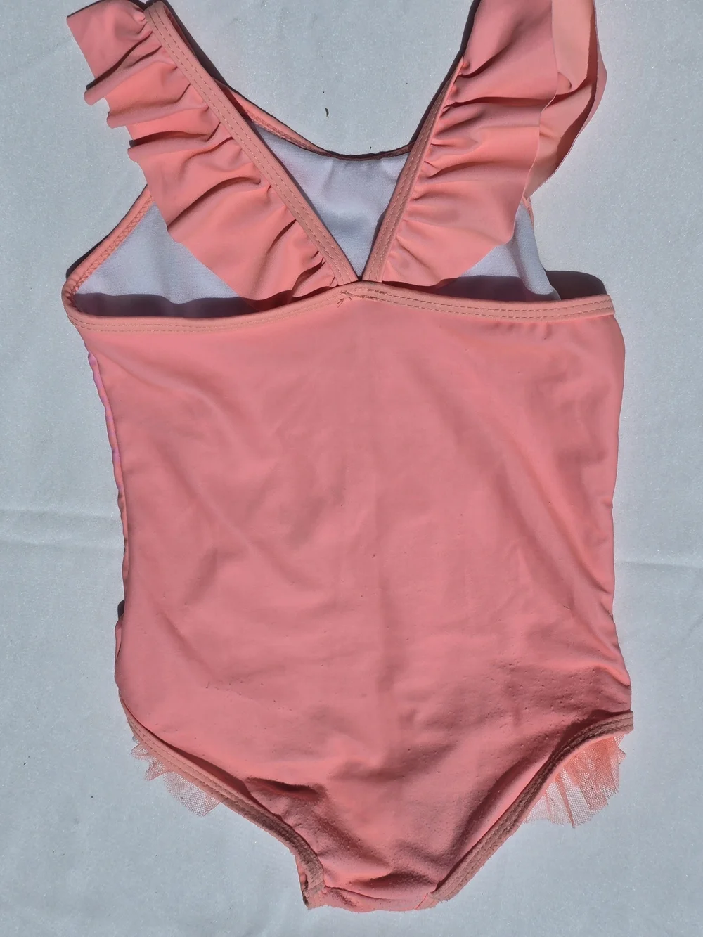 Betsey Johnson Pink Sequin Heart Tie-Dye One-Piece Size 4T